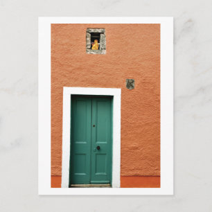 Engel am Fenster, Culross, Schottland Postkarte