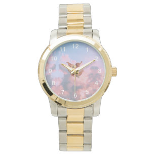 Engel am Himmel Armbanduhr