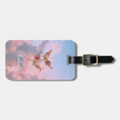 Engel am Himmel Gepäckanhänger (Vorderseite horizontal)