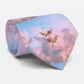 Engel am Himmel Krawatte (Gerollt)