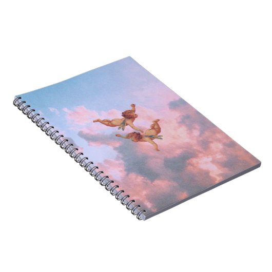 Engel am Himmel Notizblock (Rechte Seite)