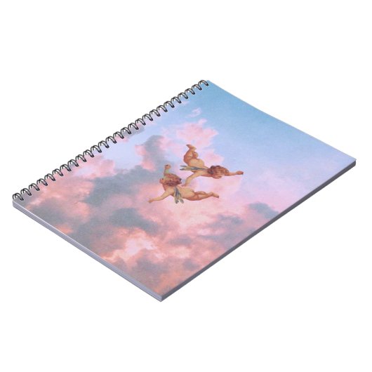 Engel am Himmel Notizblock (Linke Seite)