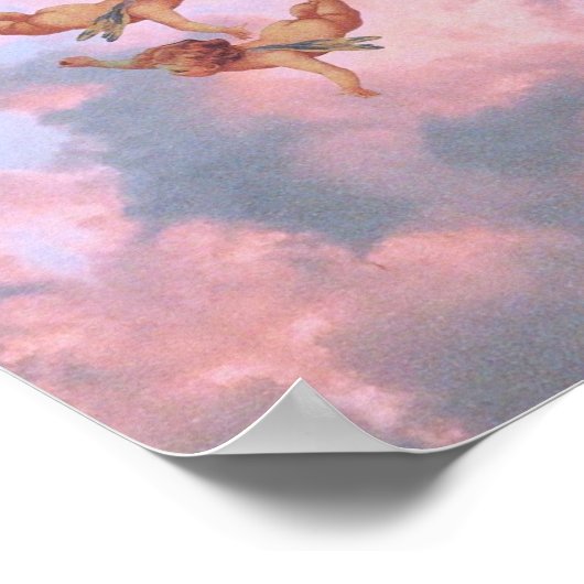 Engel am Himmel Poster (Ecke)