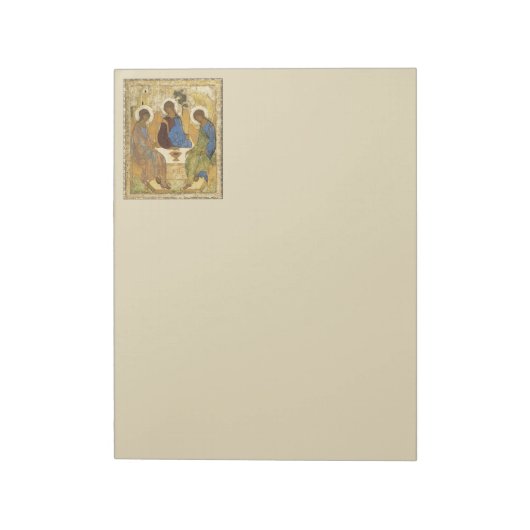 Engel am Mamre Trinity Notepad Notizblock (Rotiert)