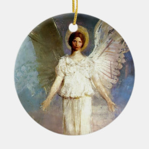 „Engel am Mittag“ von Abbott Thayer Keramik Ornament