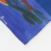 Engel an Arbeits-heilender Musik-Kunst Fleecedecke (Ecke)