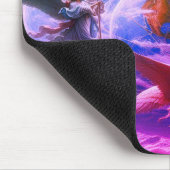Engel an der Nord-Süd-Ost-West-Computer Mousepad (Ecke)