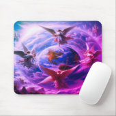Engel an der Nord-Süd-Ost-West-Computer Mousepad (Mit Mouse)