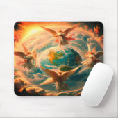 Engel an der Nord-Süd-Ost-West-Computer Mousepad (Mit Mouse)