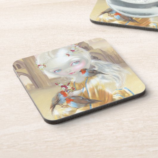 "Engel an Glastonbury Abtei" Untersetzer (Linke Seite)