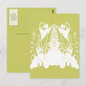 Engel ändern Farben Postkarte (Vorne/Hinten)