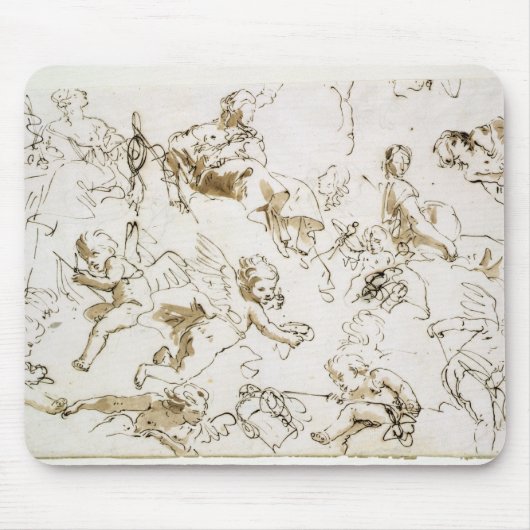 Engel, Anfang des 18. Jahrhunderts (Feder- und Mousepad (Vorne)