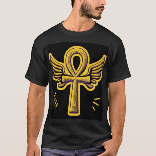 Engel-ankh T-Shirt (Vorderseite)