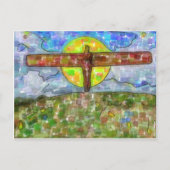 Engel (Aquarell) Postkarte (Vorderseite)