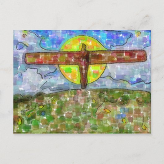 Engel (Aquarell) Postkarte (Vorderseite)