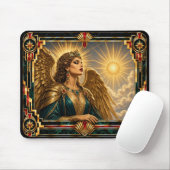 Engel, Art Deco Mythisch Mousepad (Mit Mouse)