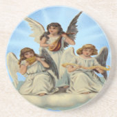 Engel auf einem wolkigen Untersetzer (Vorne)