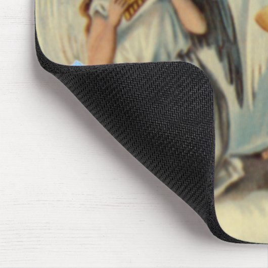 Engel auf einer Cloud-Maus-Pad Mousepad (Ecke)