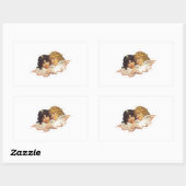 Engel-Aufkleber Rechteckiger Aufkleber (Blatt)