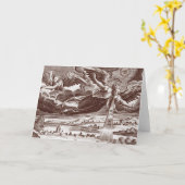 Engel aus Buch der Offenbarungen - Grußkarte Karte (Gelbe Blume)