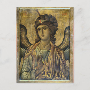 Engel aus dem orthodoxen Sinai-Christlich-Symbol Postkarte
