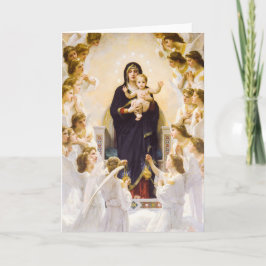 Engel aus dem Reich der Herrlichkeit Feiertagskarte