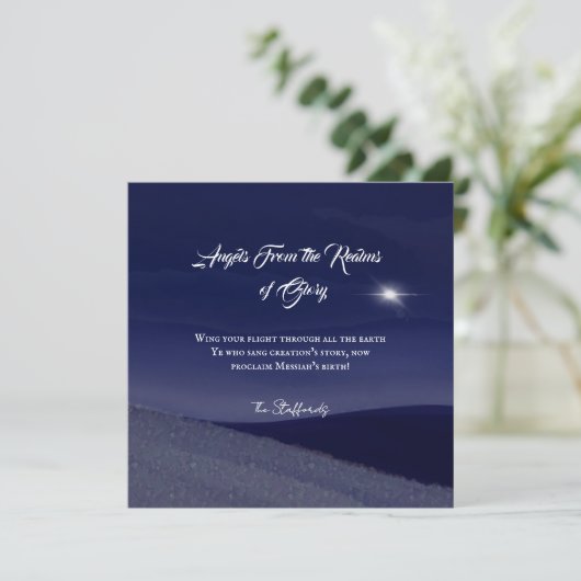 Engel aus den Reichen der Herrlichkeit Weihnachten (Stehend Vorderseite)