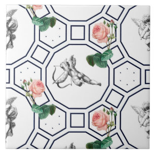 Engel, Barock, Rokoko, Vintag, Fliese