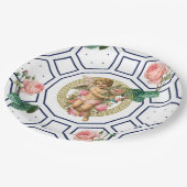 Engel, Barock, Rokoko, Vintag, Pappteller (Schrägansicht)