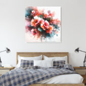 Engel Begonie Leinwanddruck (Insitu (Schlafzimmer))