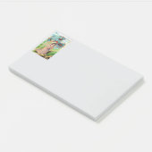 Engel beim Gebet Post-it Klebezettel (angewinkelt)