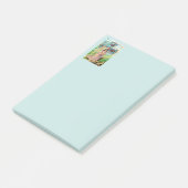 Engel beim Gebet Post-it Klebezettel (angewinkelt)