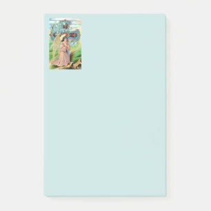 Engel beim Gebet Post-it Klebezettel