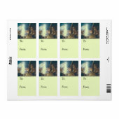 Engel besucht Schäfer-Vintagen Geschenk-Umbau (Vorne)