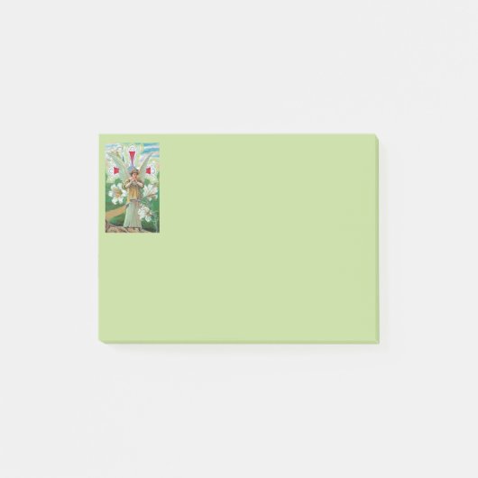 Engel betend post-it klebezettel (Vorderseite)
