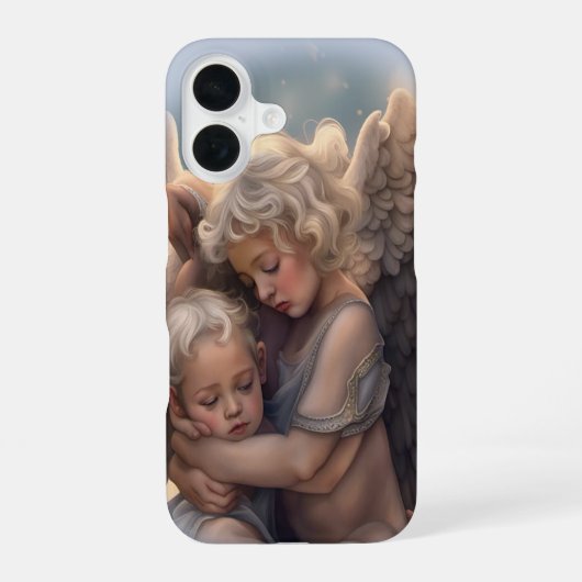 Engel Bibelverse iPhone 16 Hülle (Rückseite)