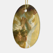 Engel Bouguereau Keramik Ornament (Links)