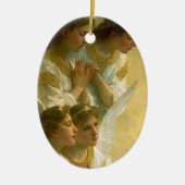Engel Bouguereau Keramik Ornament (Vorne)