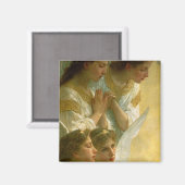 Engel Bouguereau Magnet (Vorderseite/Rückseite)