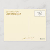 Engel Bouguereau Postkarte (Rückseite)