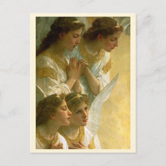 Engel Bouguereau Postkarte (Vorderseite)