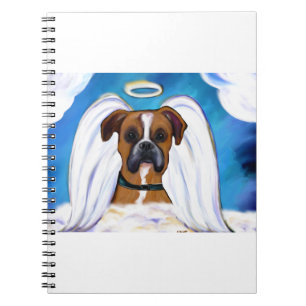 Engel Boxerhund Notizblock