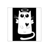 Engel Cat Art Briefmarke Gummistempel (Prägung)