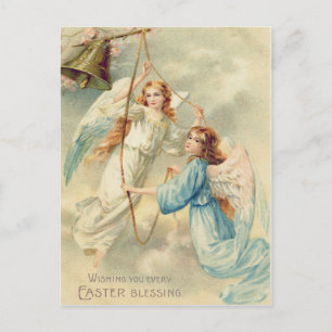 Engel Cherub Himmel Klingelglocke Postkarte