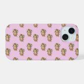 Engel Cherub rosa iPhone 15 Hülle (Rückseite (Horizontal))