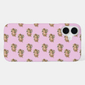 Engel Cherub rosa iPhone Hülle (Rückseite (Horizontal))