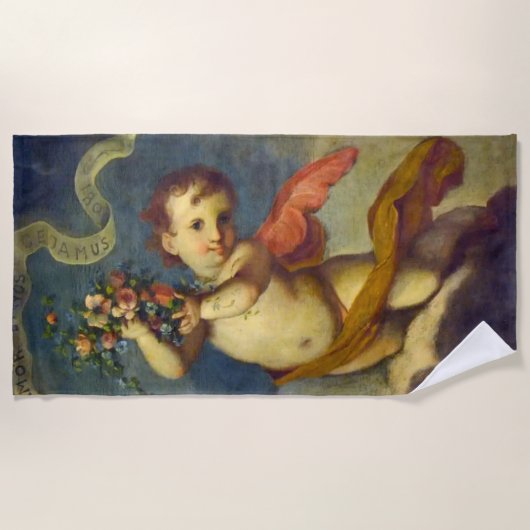Engel Cherub Strandtuch (Vorderseite)