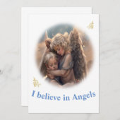 Engel Dankeskarte (Vorne/Hinten)