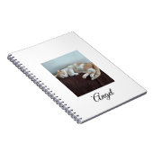 Engel das freche Katzen Notizbuch Notizblock (Rechte Seite)