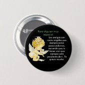 Engel de Amistad Button (Vorne & Hinten)